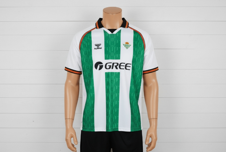Maillot de football vert blanc