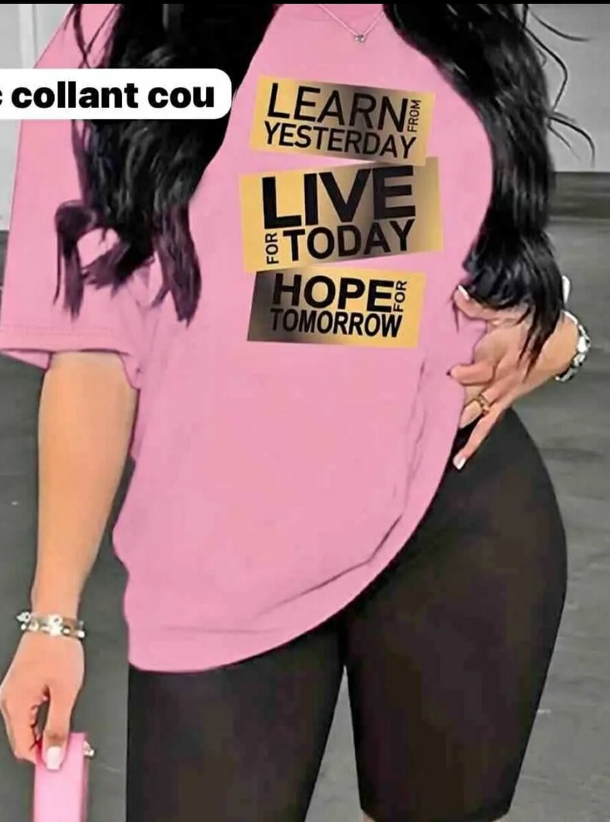 T-shirt graphique inspirant