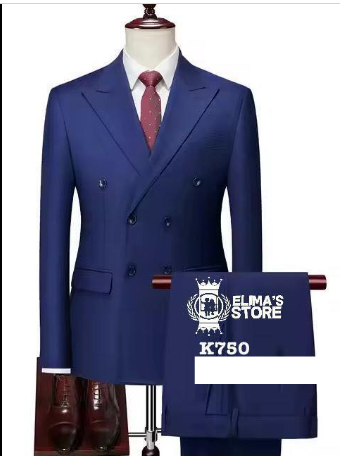 men's suit blue