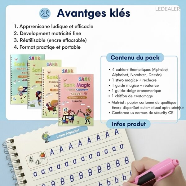 Cahiers Magiques Réutilisables