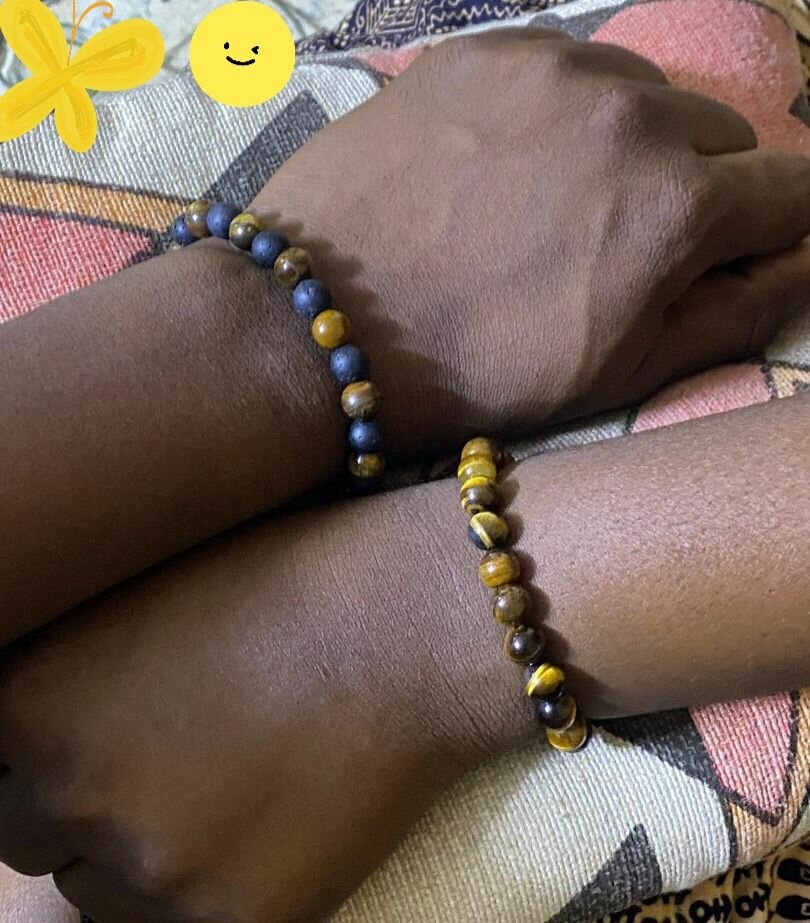 Bracelet perles œil de tigre