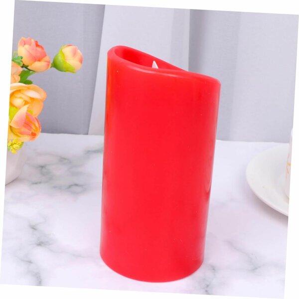 Bougie LED Rouge Décorative