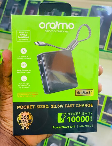 Powerbank Oraimo 10000mAh Rapide