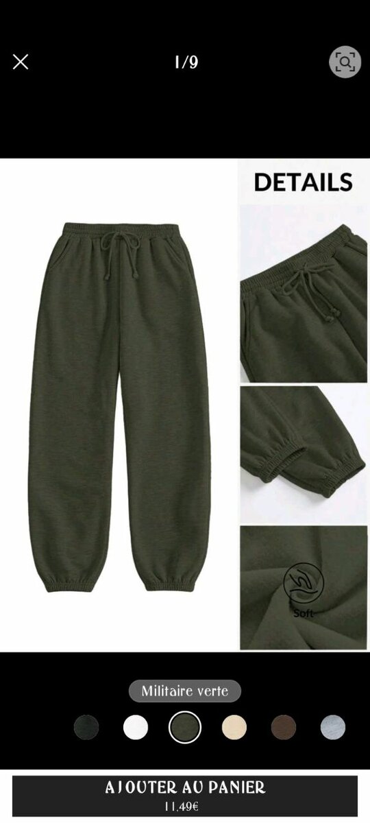 Ensemble de 3 joggings