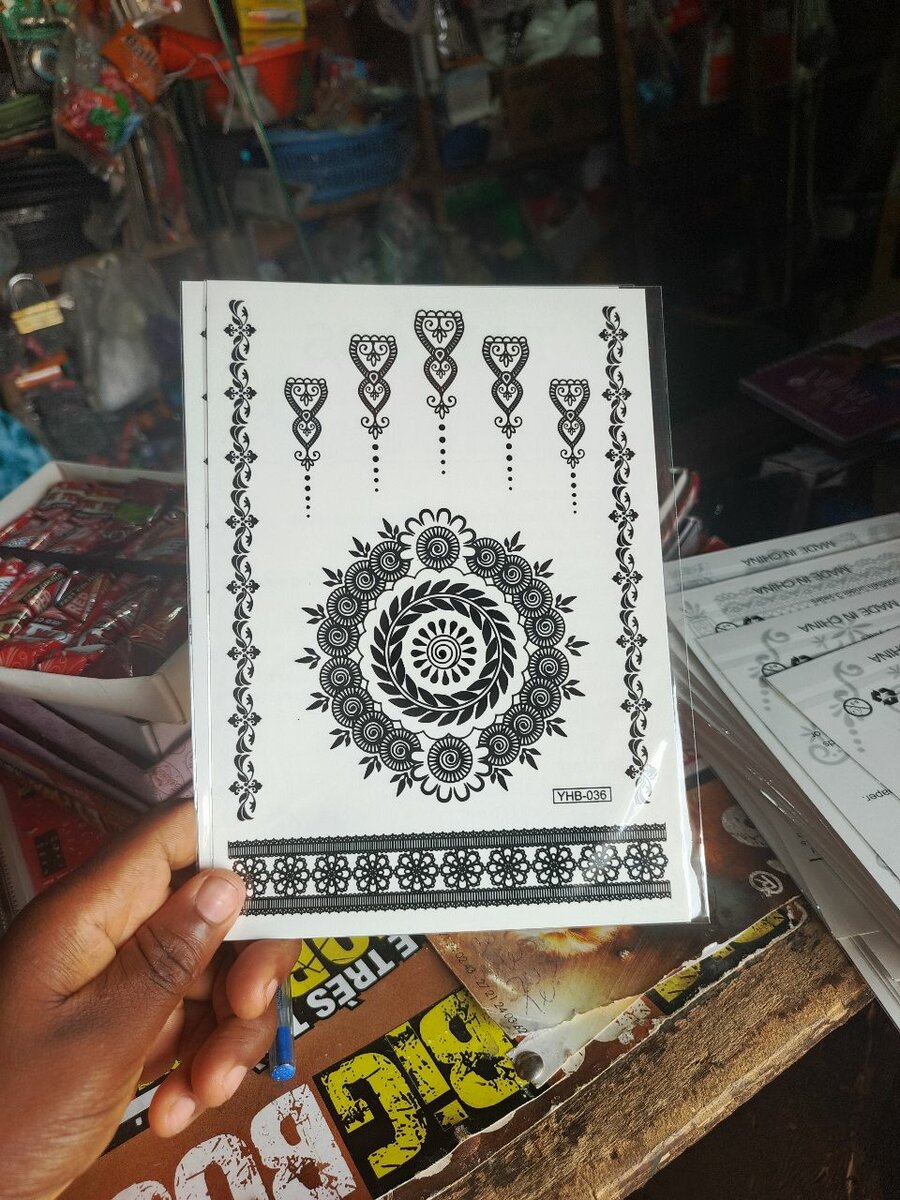 Tatouages Temporaires Mandala