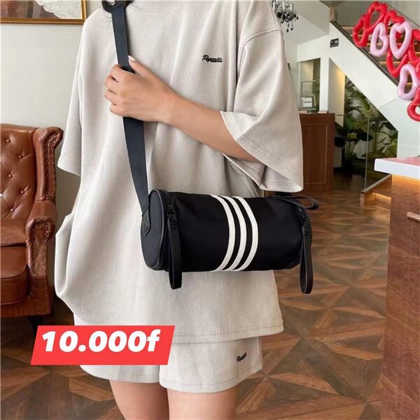 Sac bandoulière élégant noir