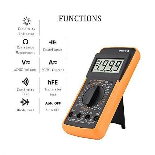 Multimètre numérique DT9205A