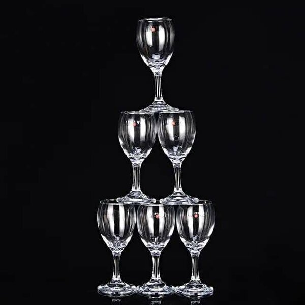 Lot de 06 Mini verres à vin