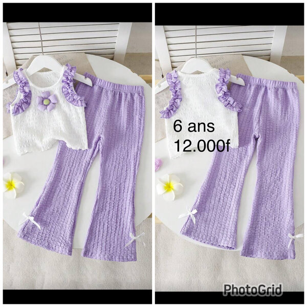 Robe enfant orange élégante