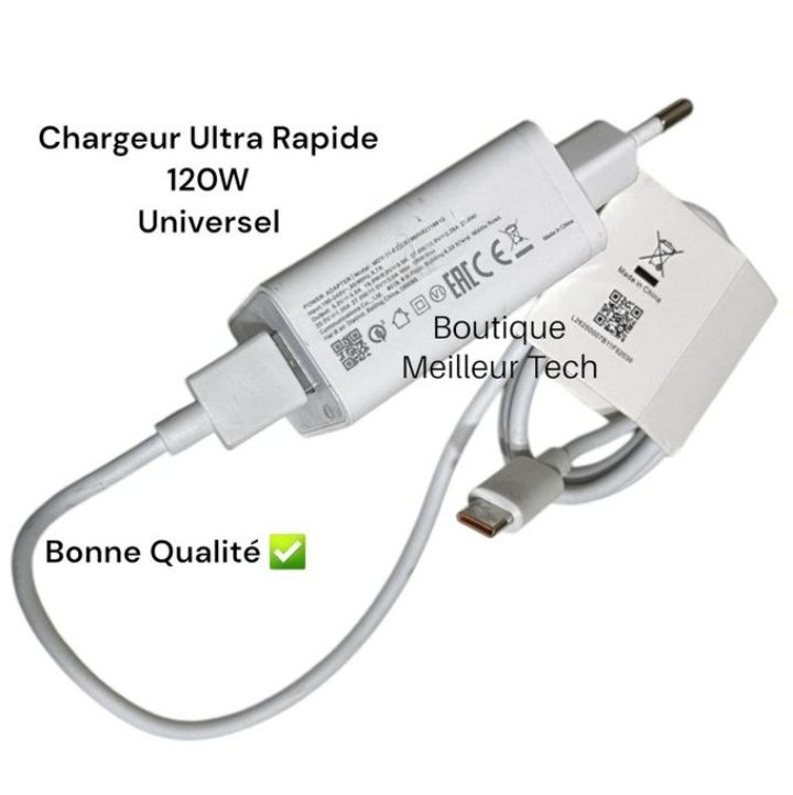 Chargeur Samsung ultra rapide