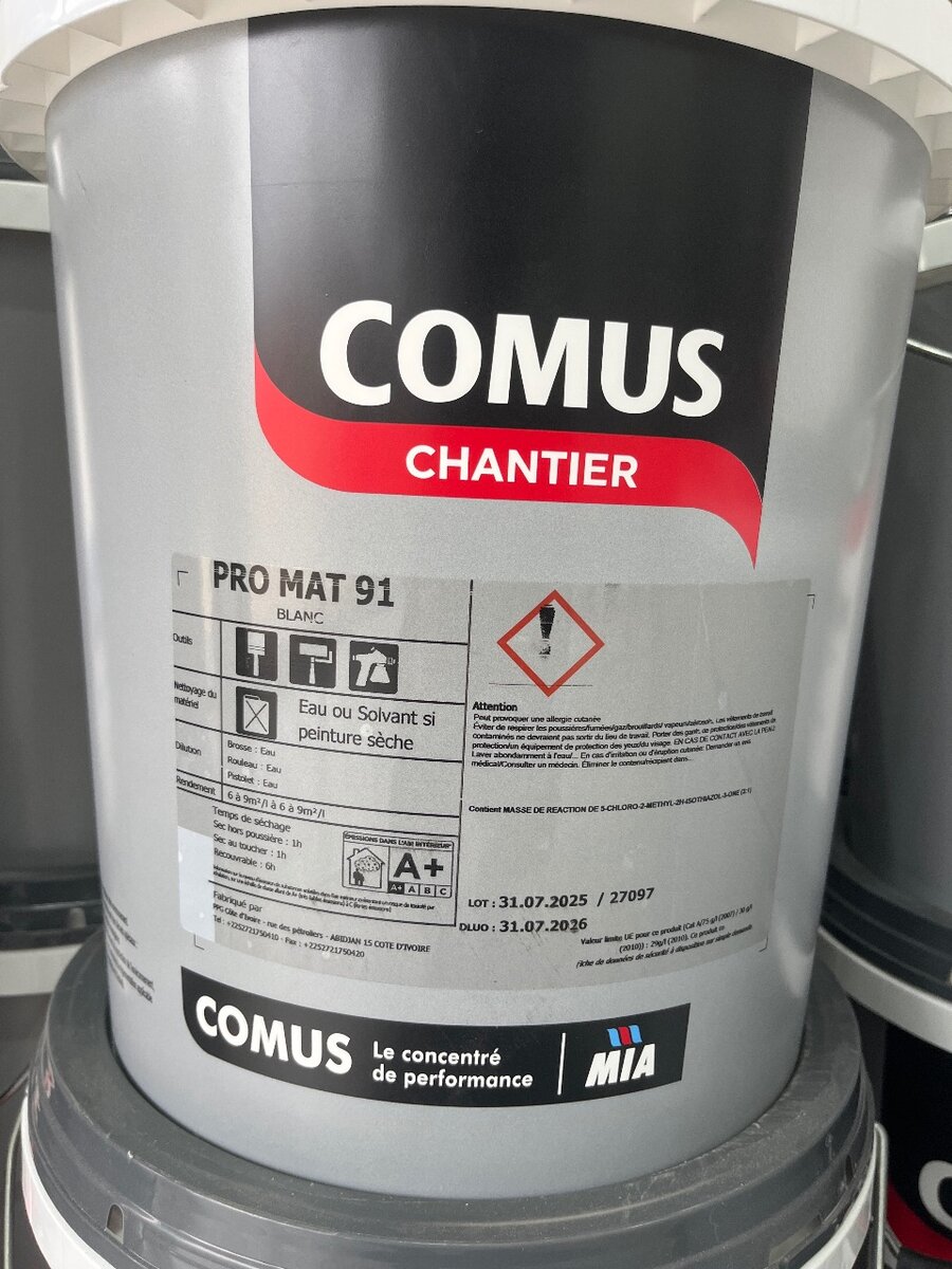 Peinture COMUS Pro Mat 91