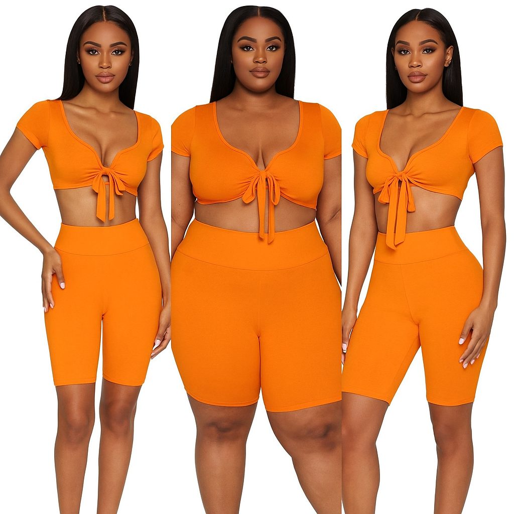 Ensemble Court Orange Chic