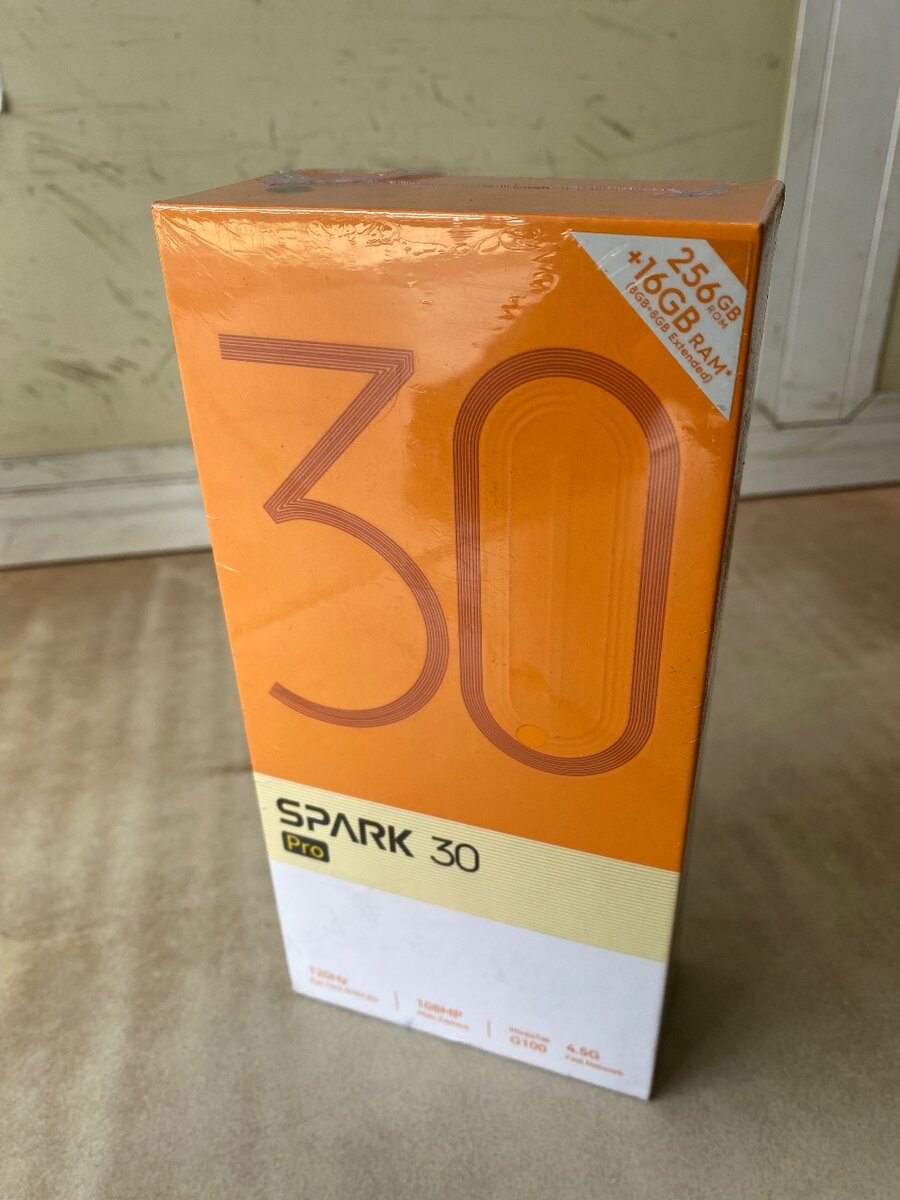 New Tecno Spark 30 Pro 256GB with 16GB RAM