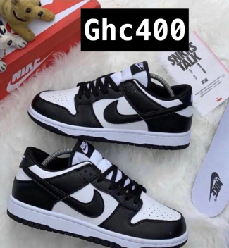 black sneakers