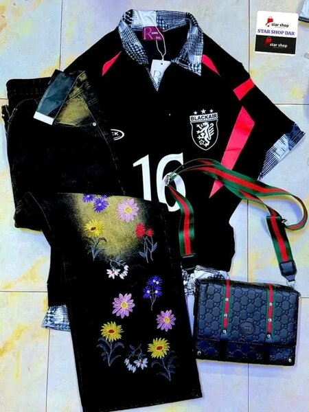 Ensemble homme Puma : polo, pantalon et sac à main