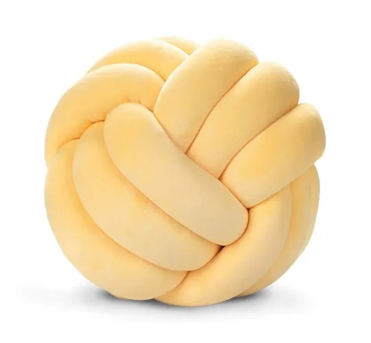 Coussin boule nouée