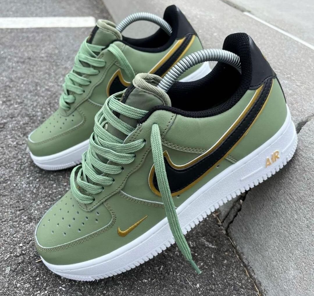 Baskets élégantes vertes Nike