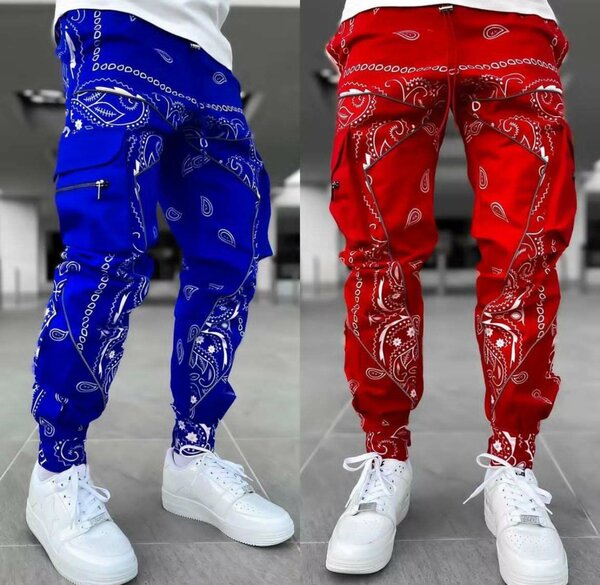 Pantalons cargo imprimés