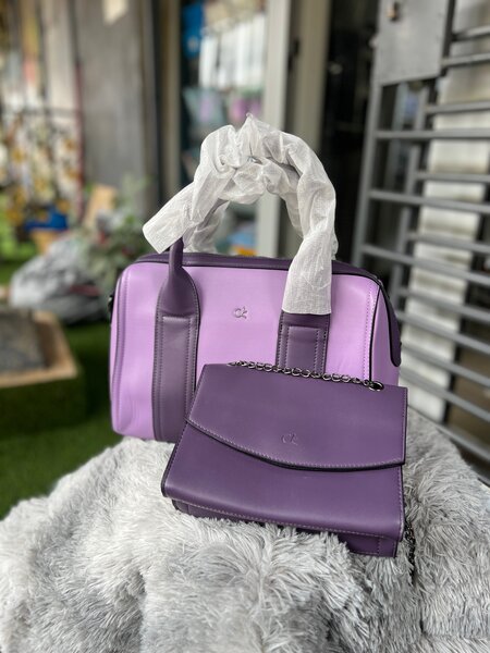 Sac à main bicolore femme