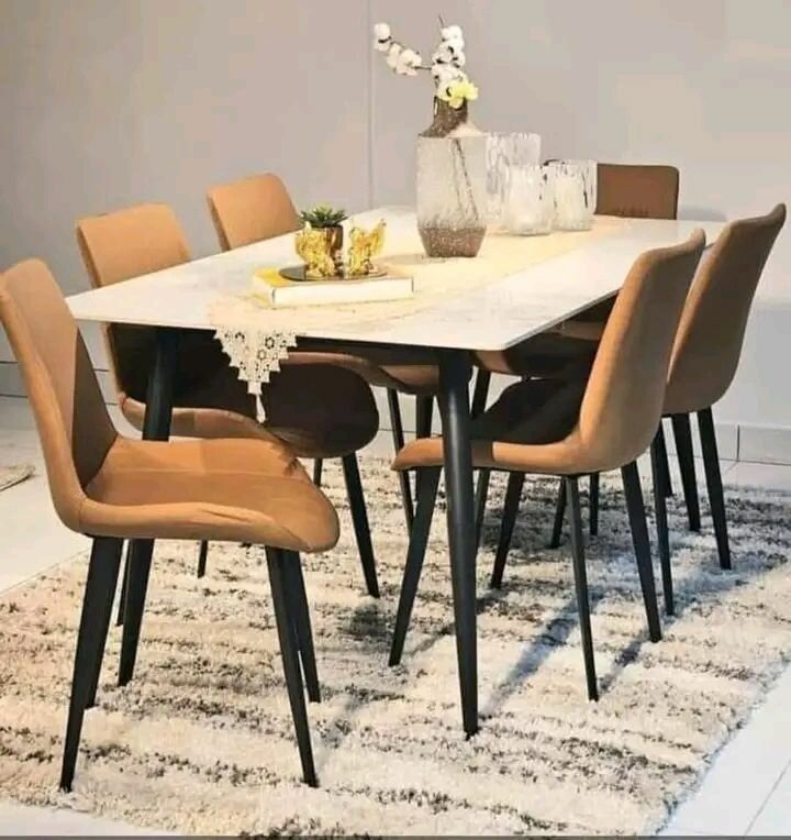Table à manger moderne 6 chaises