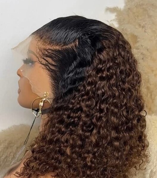 Perruque ondulée naturelle