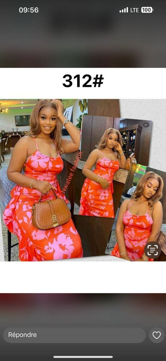 Robe d'été fleurie élégante