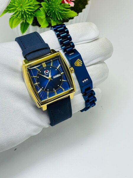 Montre + bracelet homme