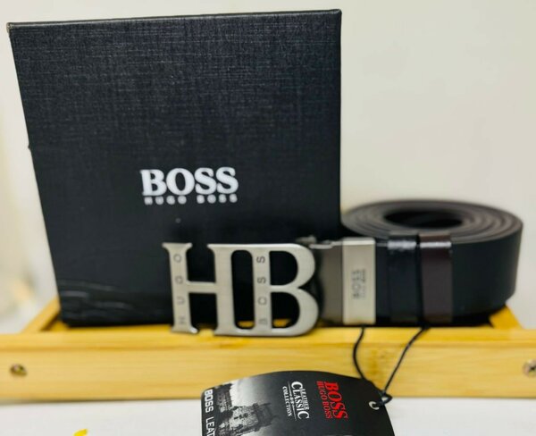 Ceinture cuir élégante homme