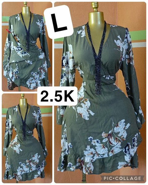 Robe fleurie élégante L