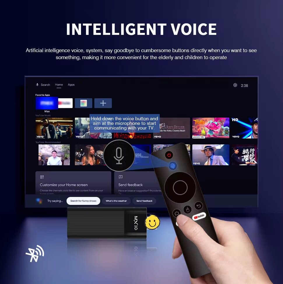 Clé TV Android MX10