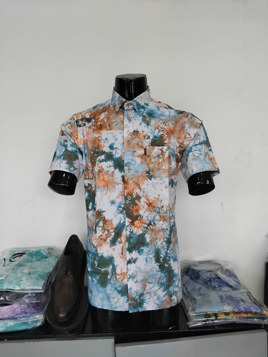 Chemise indigo O'sey Collectio