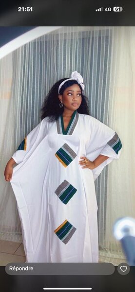 Robe Caftan Ample Élégante