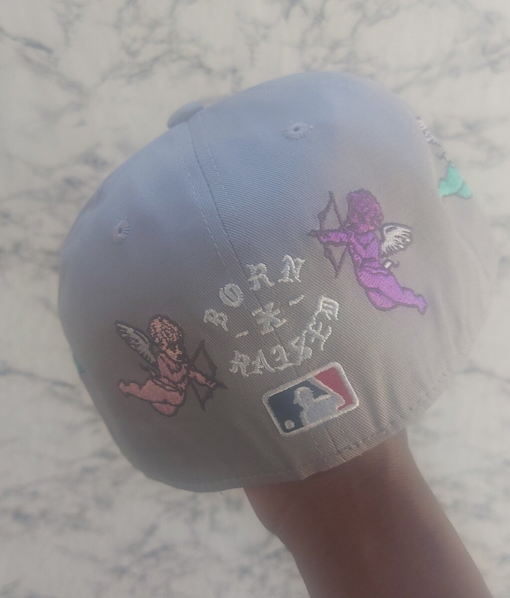 Casquette brodée anges