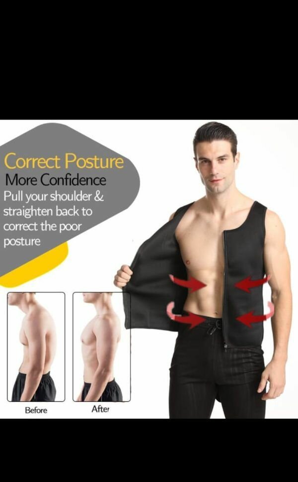 Seamless Slimming Vest Zipper Body Shaper With Strap Control