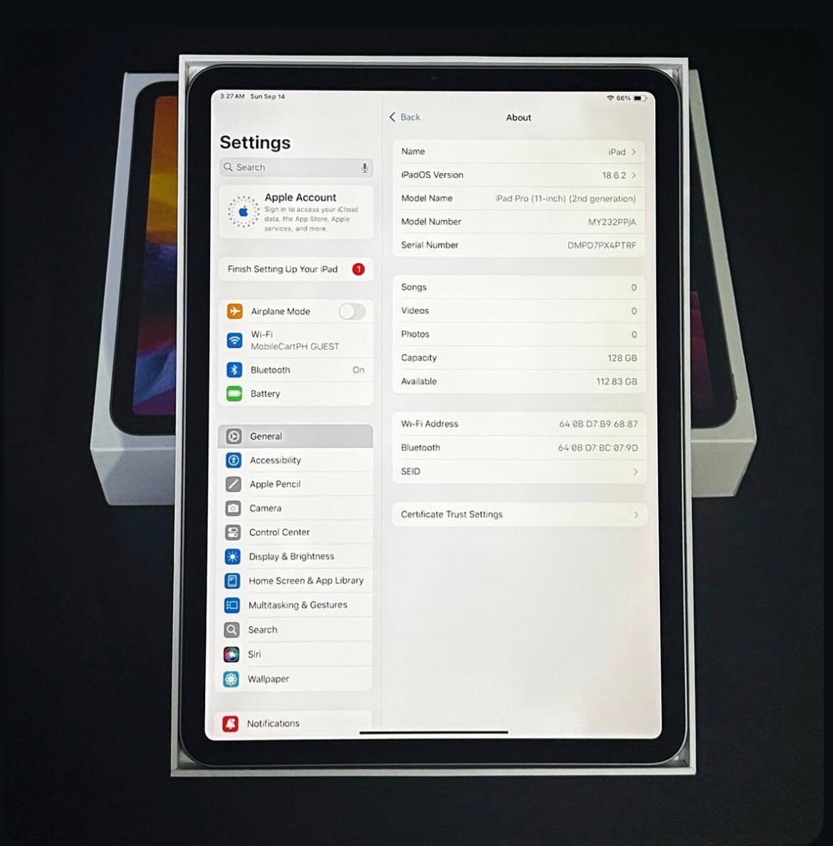 iPad Pro 12.9" 128Go