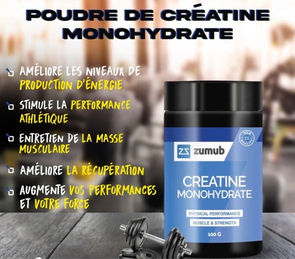 Créatine Monohydrate 100g
