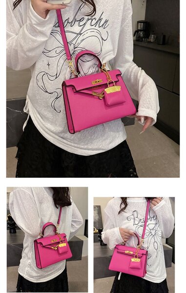 Sac à main rose élégant