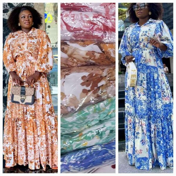 Robe Maxi Florale Élégante