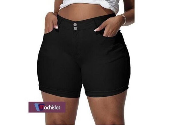 Shorts taille haute femme