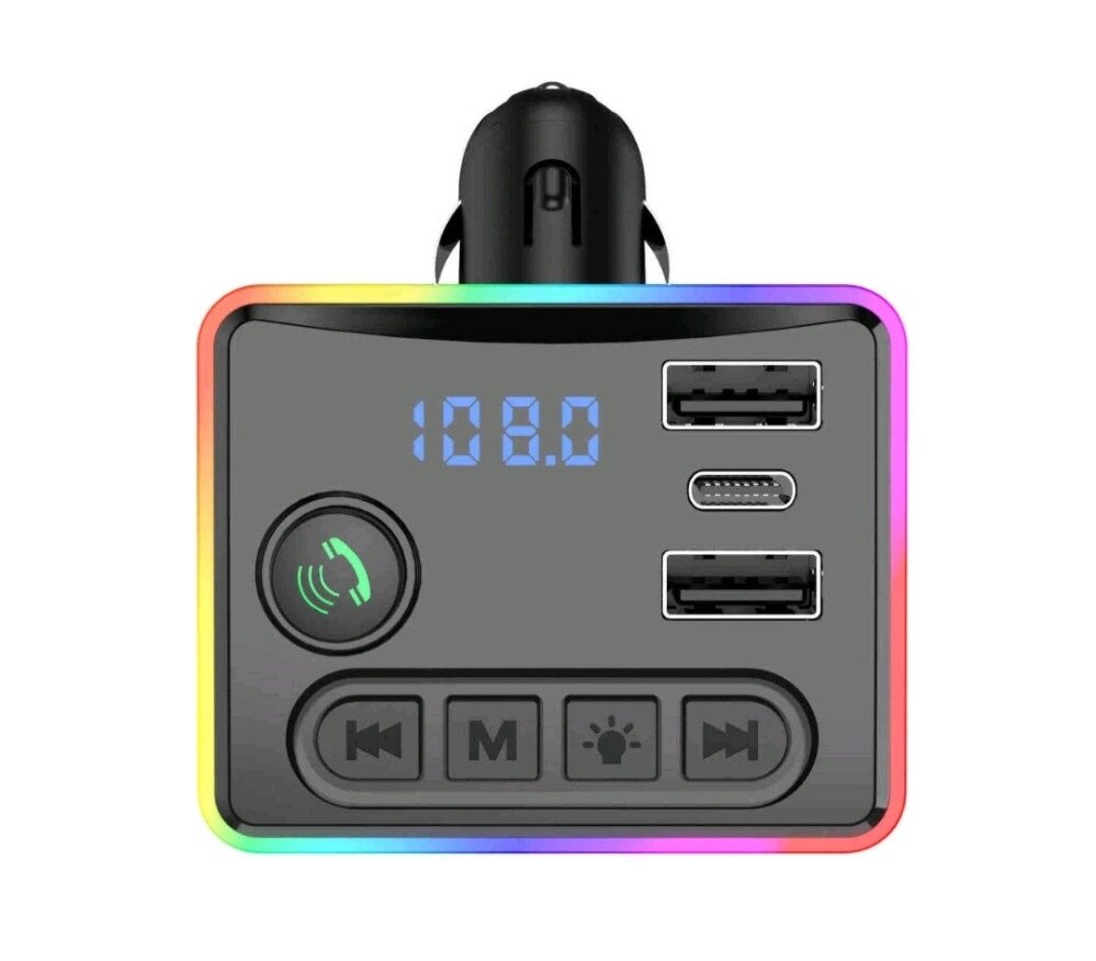 Chargeur Voiture M49 - Kit voiture Lecteur Bleutooth Appel