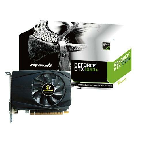 Manli Carte Graphique GeForce® GTX 1050Ti - 4 Go - Noir