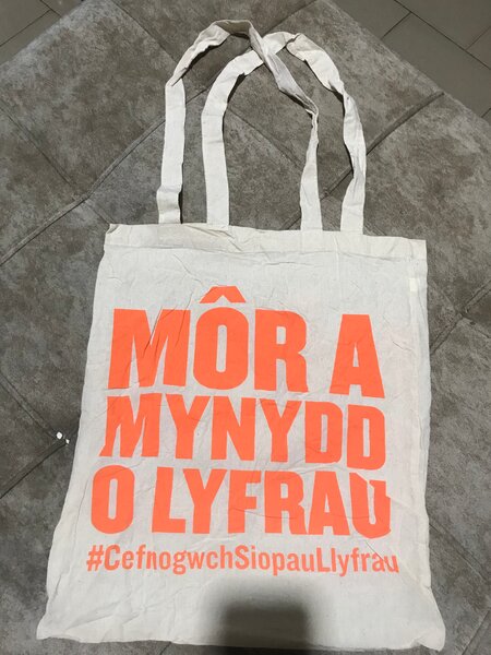 Sac en toile imprimé livre