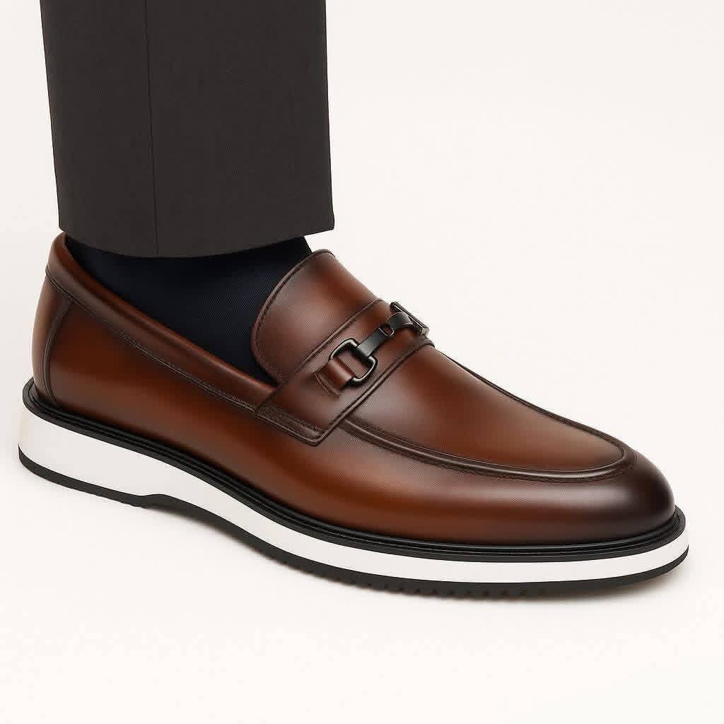 Mocassins en cuir élégants