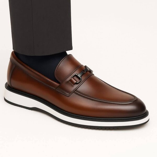 Mocassins en cuir élégants