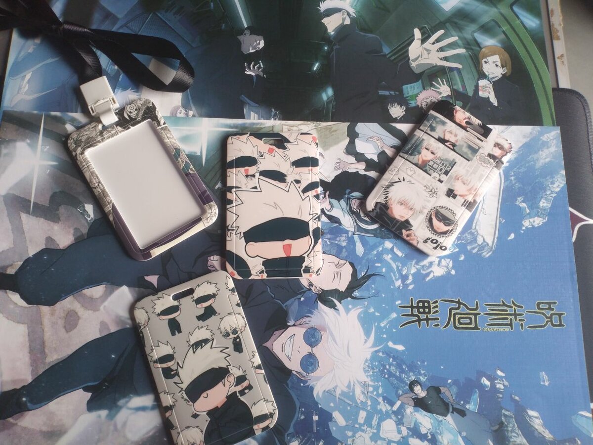 Jujutsu kaisen ID card holders