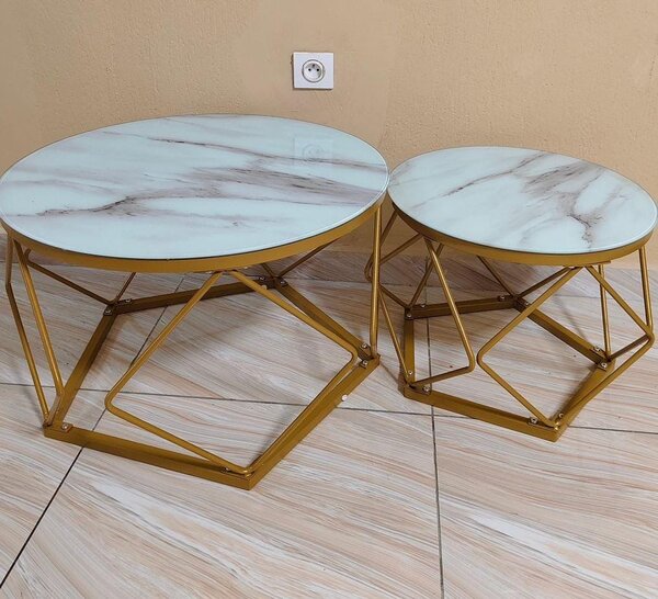 Tables basses marbre design