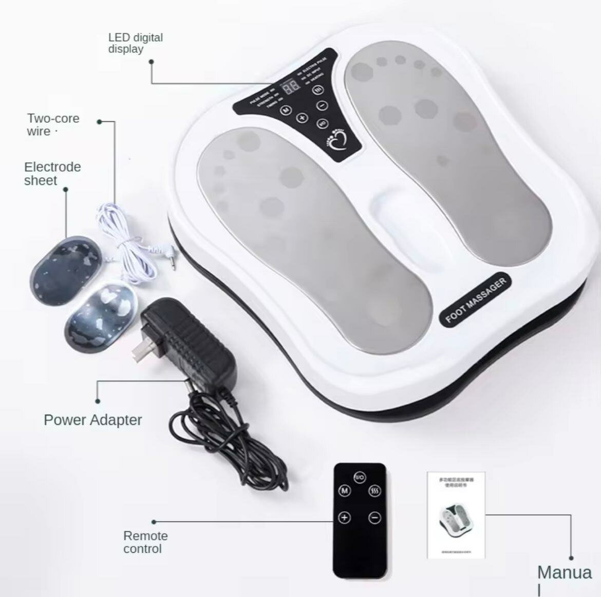 Appareil masseur de pieds électrique