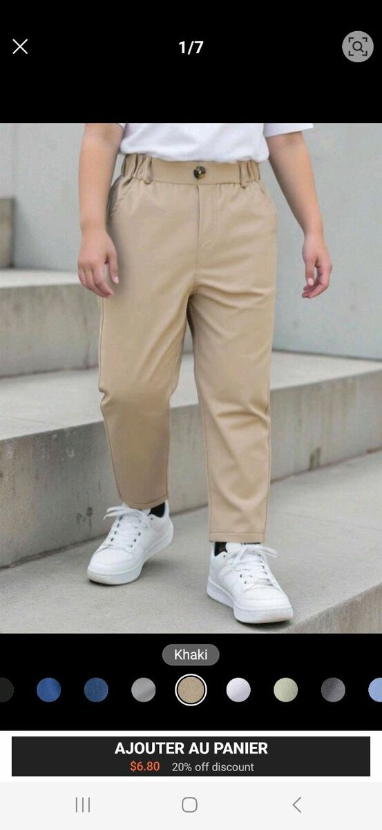 Pantalons Enfant Confortables