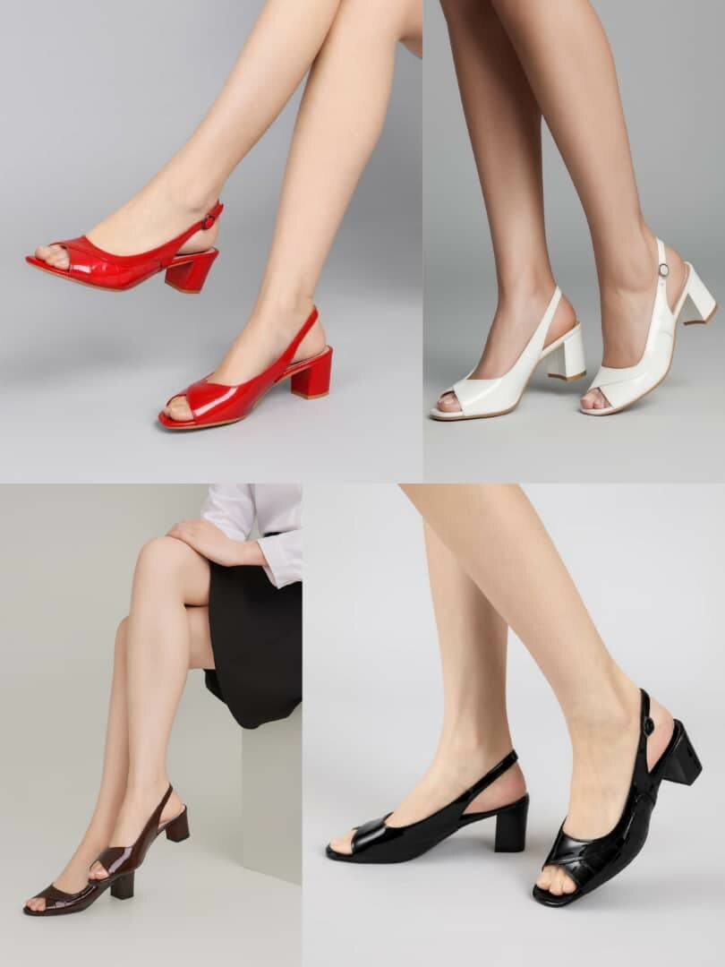 Chaussures à talon ouvert