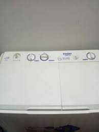 Haier semi auto washing machine